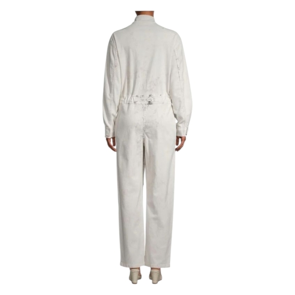 STELLA McCartney Acid Wash Zip Denim Utility Jumpsuit $1330 Size 40 US Med - Picture 3 of 16